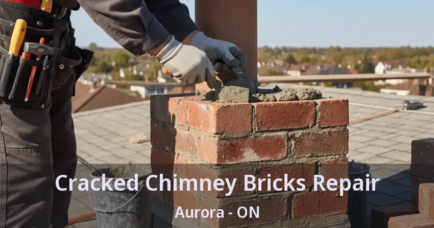 Cracked Chimney Bricks Repair Aurora - ON